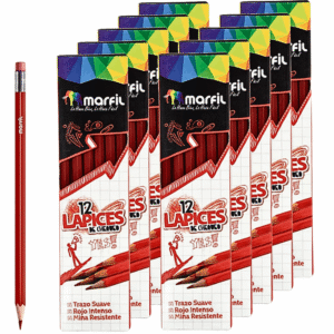 LAPIZ MARFIL ROJO UND