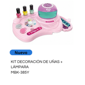 KIT DECORACION DE UNAS + LAMPARA DE SECADO MBK-385Y