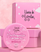 Mantequilla Corporal con destellos Fresa Lluvia de Estrella