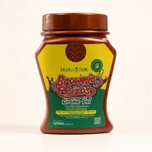 CREMA GEL 2 EN 1 BROWNIE PARA RIZOS 1000 ML